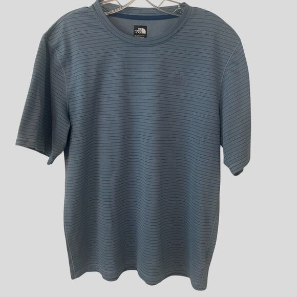 The North Face Men's Short Sleeve Striped Tee Shirt Sz L - Picture 1 of 6